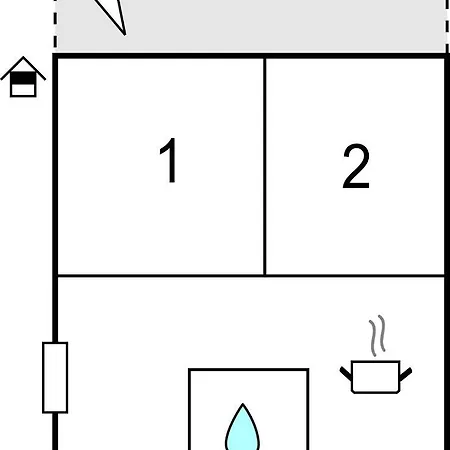 Two-bedroom In アパート